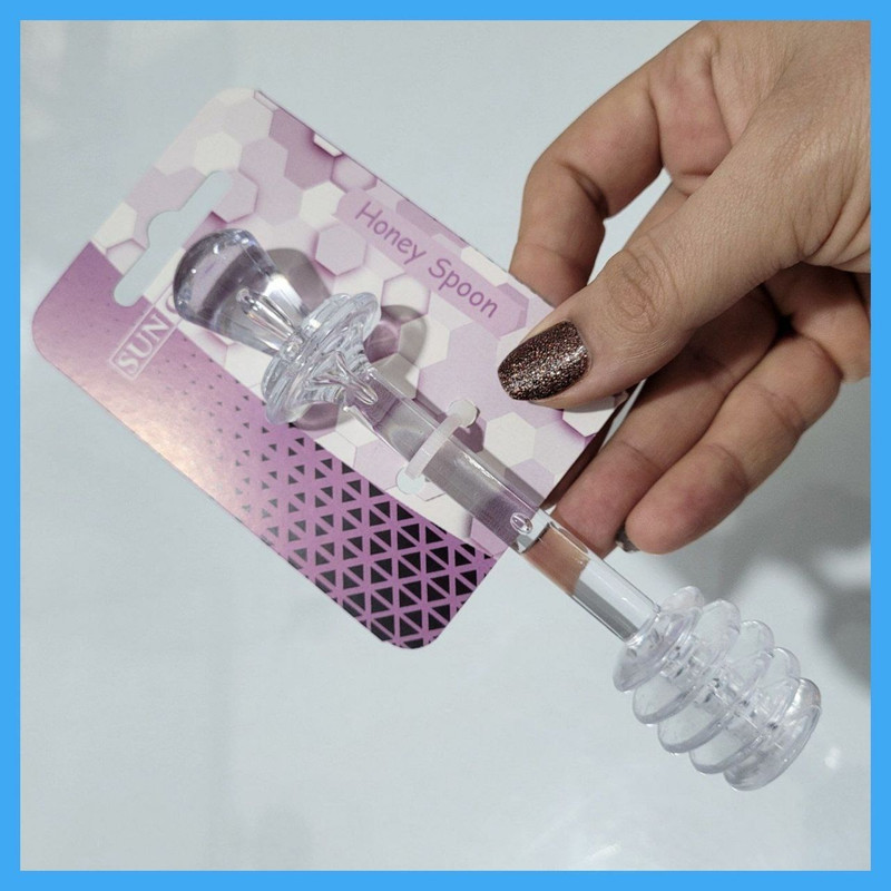 قاشق عسل خوری مدل کریستالی
