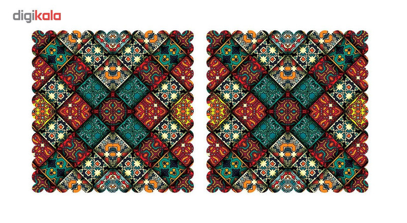 رومیزی رنس مدل T3-42078 سایز 40x40 سانتی متر مجموعه 2 عددی