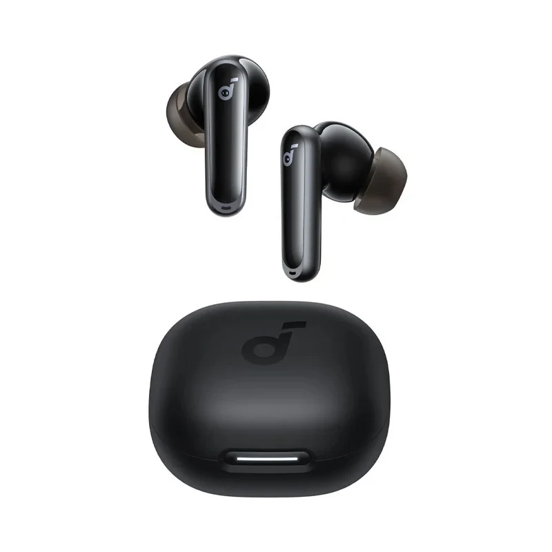 هدفون بلوتوثی انکر مدل Soundcore P40i با نویز کنسلینگ فعال (ANC)، نویز کنسلینگ (ENC)، درگاه شارژ USB Type-C، دارای 6 میکروفون داخلی با بهره‌گیری از هوش مصنوعی، پشتیبانی از فرمان لمسی، مقاوم در برابر آب
