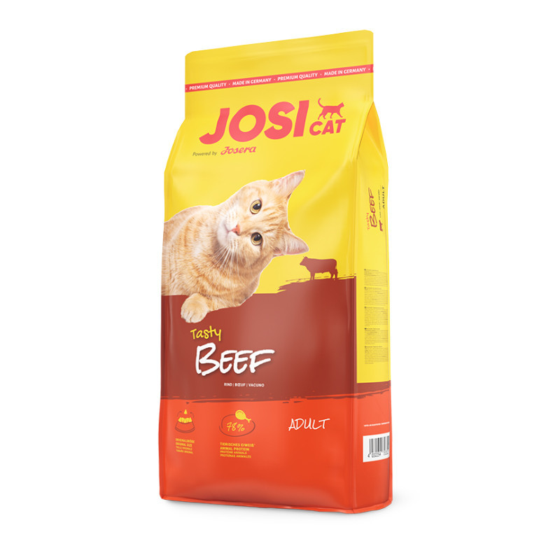 غذای خشک گربه بالغ جوسرا مدل Josicat Beef طعم گوشت گاو وزن 10 کیلوگرم