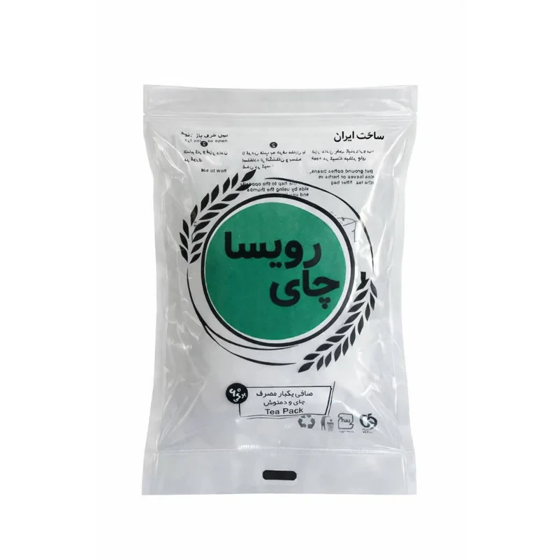 فیلتر چای مدل رویسا بسته 60 عددی