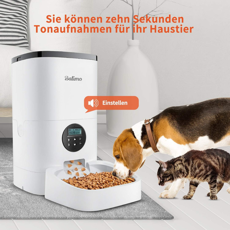 ظرف غذای اتوماتیک سگ و گربه بالیمو Samart Pet Life-6L