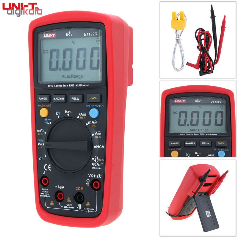 مولتی متر دیجیتال یونی-تی مدل ut139c