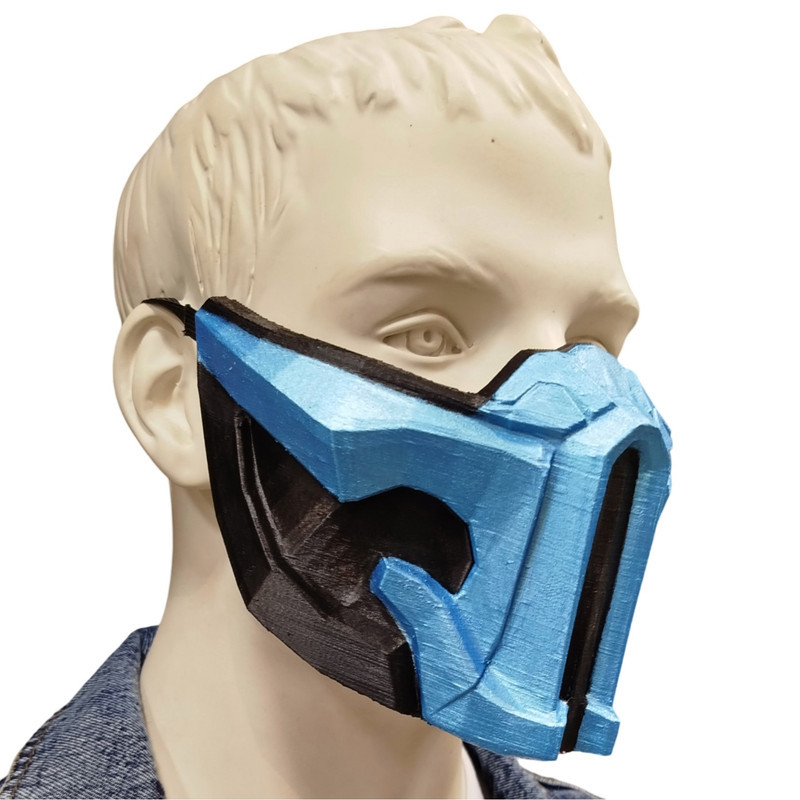ماسک ایفای نقش مدل ساب زیرو مورتال کمبت Sub zero Kombat 11