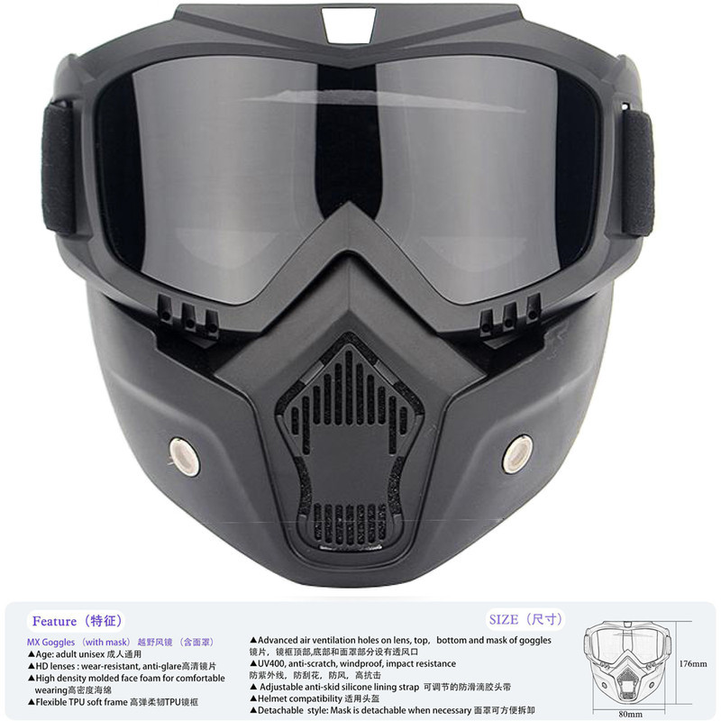 عینک موتور سواری هارمن مدل Goggles-009
