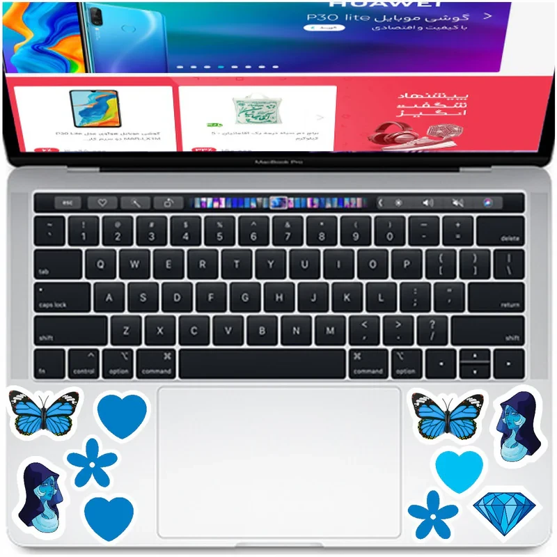 استیکر تزئینی موبایل و تبلت راتیانا مدل b_pack بسته 10 عددی