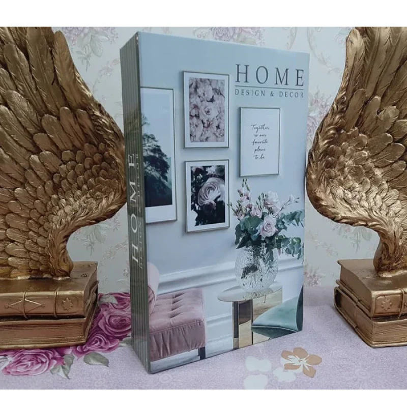 جعبه دکوری مدل کتاب دکوراتیو کد HOME DSGN 201 مجموعه دو عددی