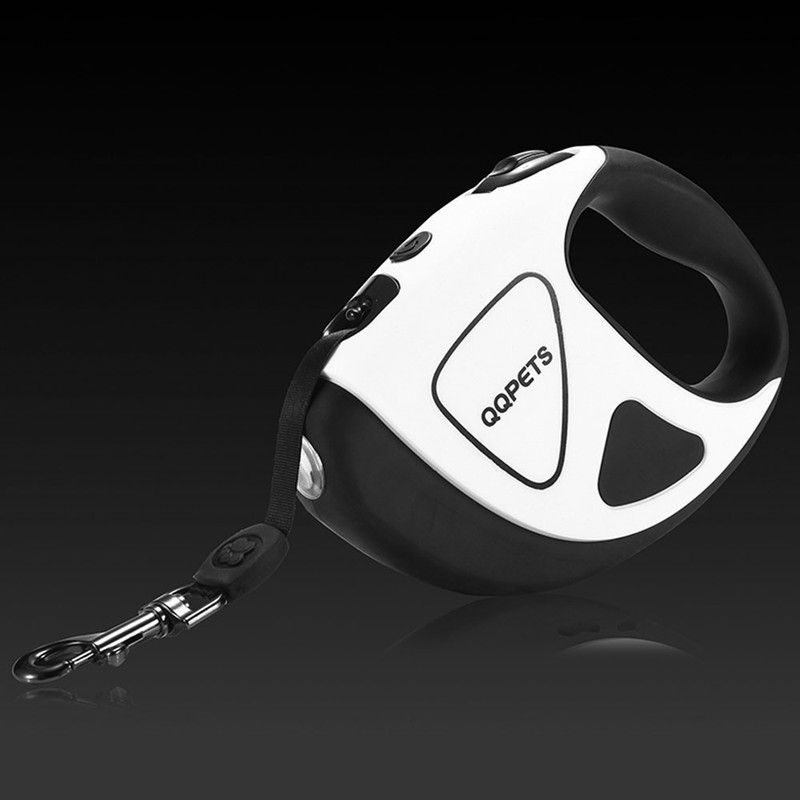 بند قلاده سگ مدل lks2030-blackwhite با چراغ LED