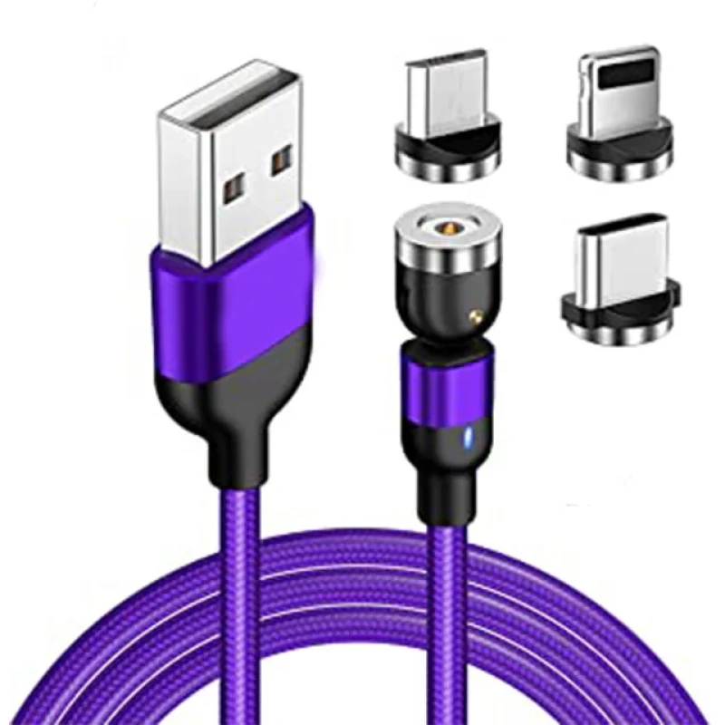 کابل تبدیل USB به microUSB  USB-C  لایتنینگ مدل MG360 طول 1 متر