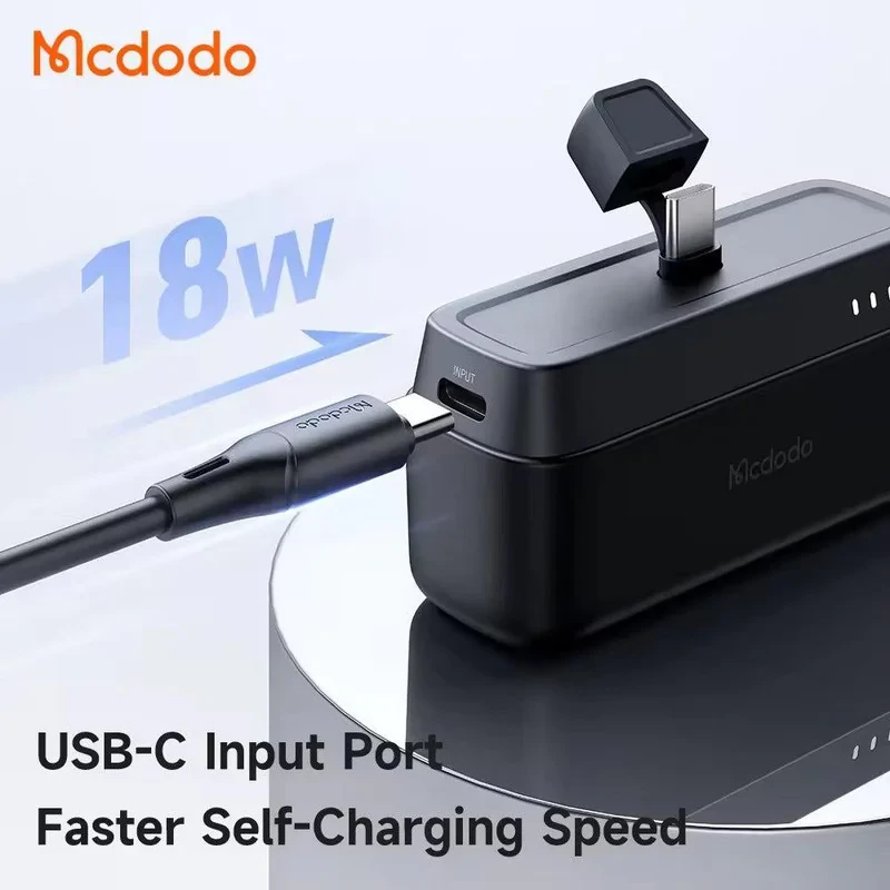 پاوربانک مک دودو مدل MC-6302 20w ظرفیت 5000 میلی آمپرساعت