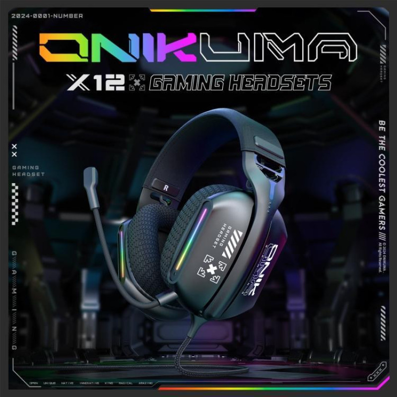 هدست گیمینگ اونیکوما مدل X12 RGB