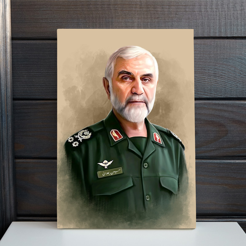 تابلو شاسی مدل سردار شهید حسین همدانی کد 60
