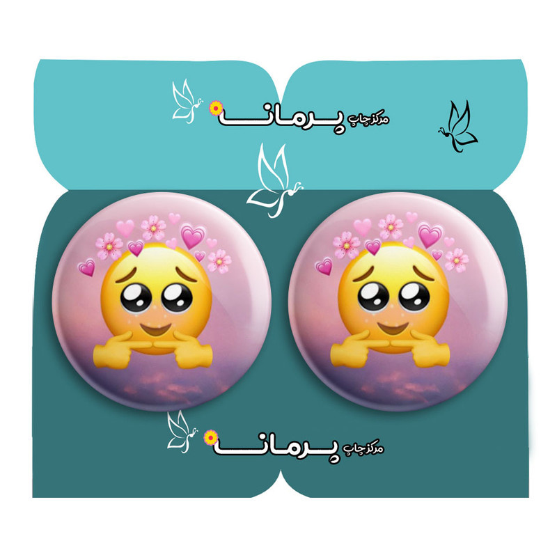 مگنت پرمانه طرح ایموجی کد pmag2.31468 مجموعه 2 عددی
