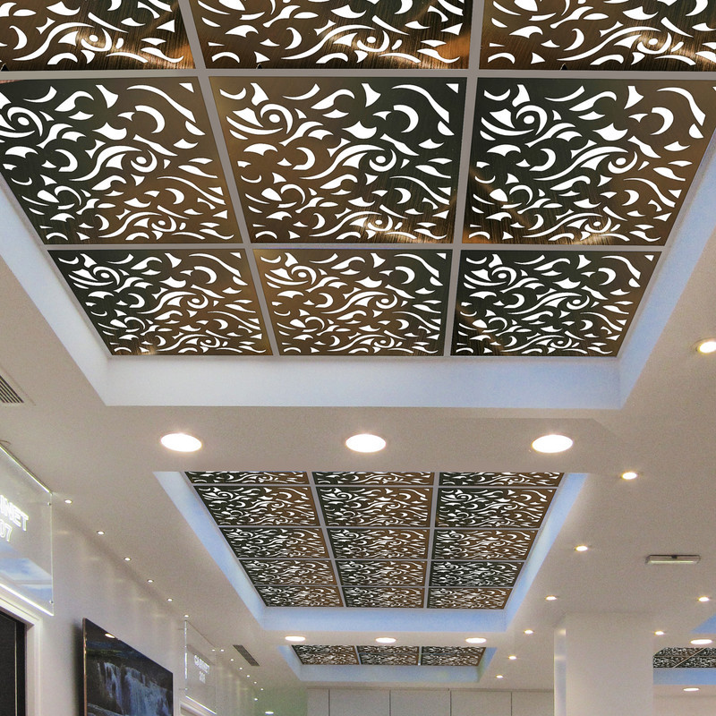 تایل سقفی آسمان مجازی بنی دکو مدل MC23 سایز 60x60 سانتی متر