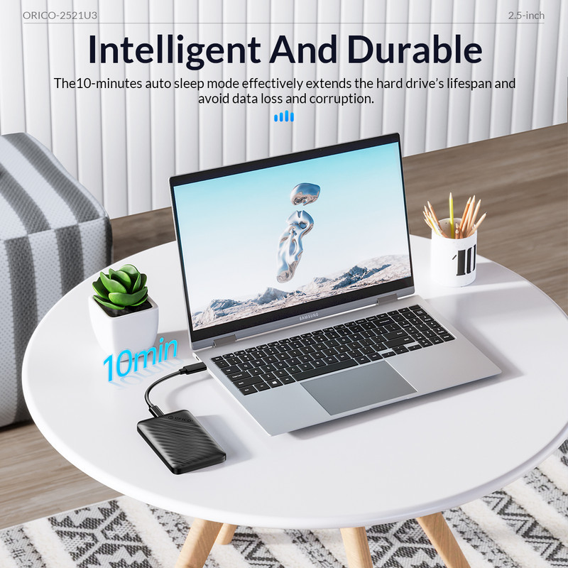 قاب هارد اکسترنال 2.5 اینچی اوریکو مدل 2521U3-V1