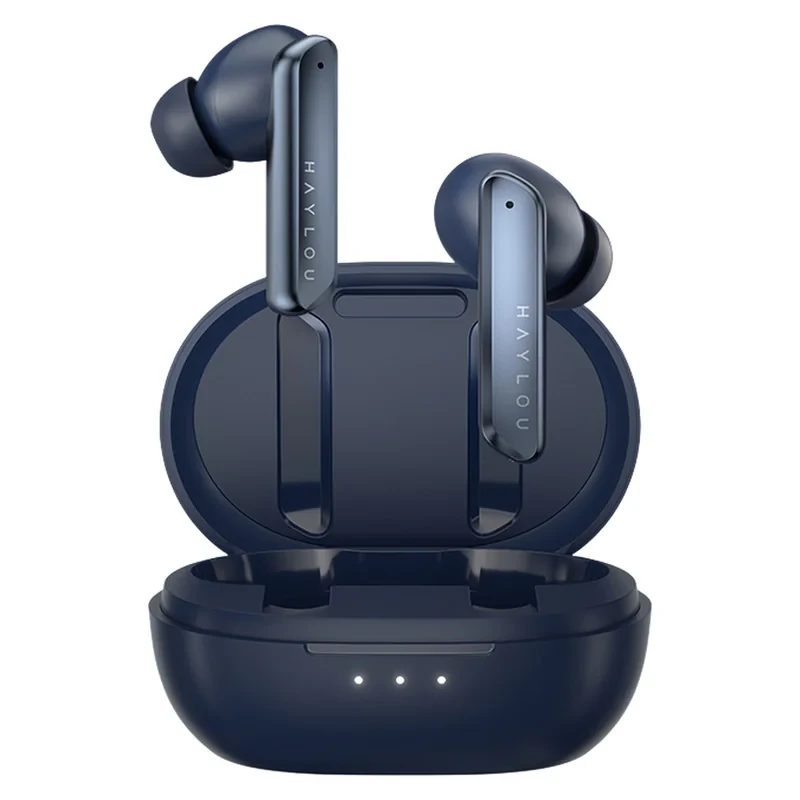 هدفون بلوتوثی هایلو مدل W1 با نویز کنسلینگ میکروفون، درگاه شارژ USB Type-C، دارای 4 میکروفون، پشتیبانی از فرمان لمسی، مقاومت در برابر رطوبت و عرق