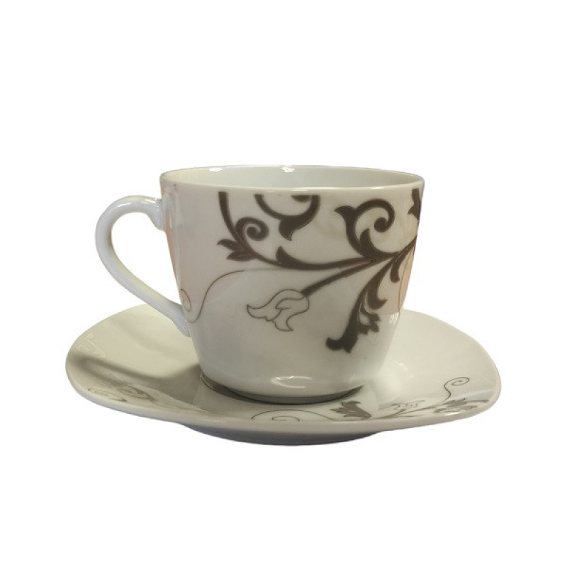 ست فنجان و نعلبکی 12 پارچه مدل 4045_TEAC8S