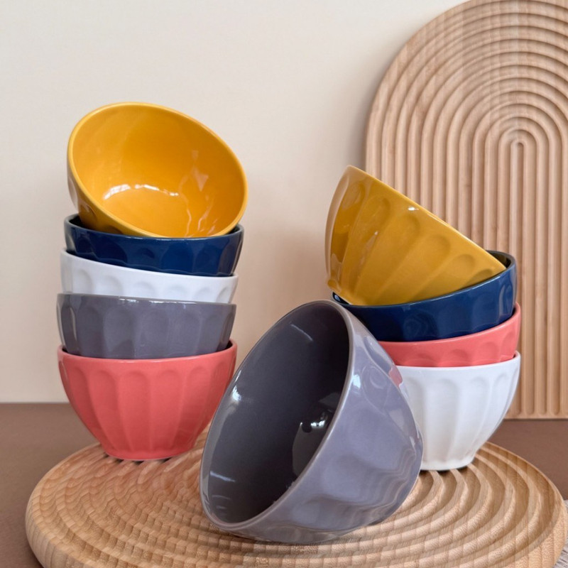 کاسه دنی هوم مدل MultiColor مجموعه ۱۰ عددی