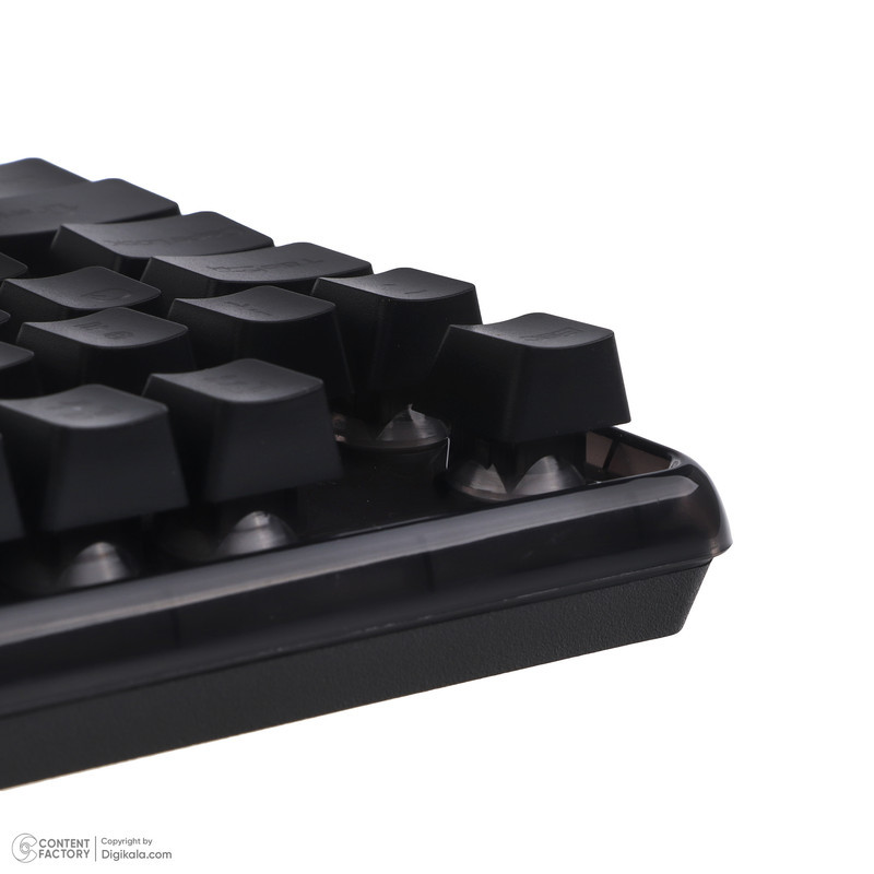 کیبورد گیمینگ لاجی کی مدل K230B، سوییچ ممبران، Full-Size، نورپردازی RGB