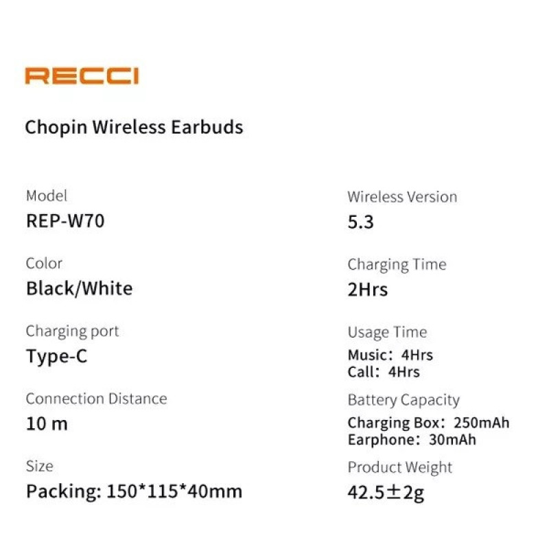هندزفری بی سیم رسی مدل REP-W70