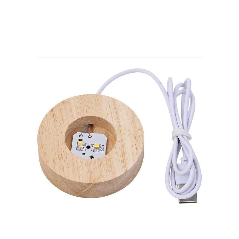 چراغ خواب طرح گوی کریستال مدل کرومی کد JI110