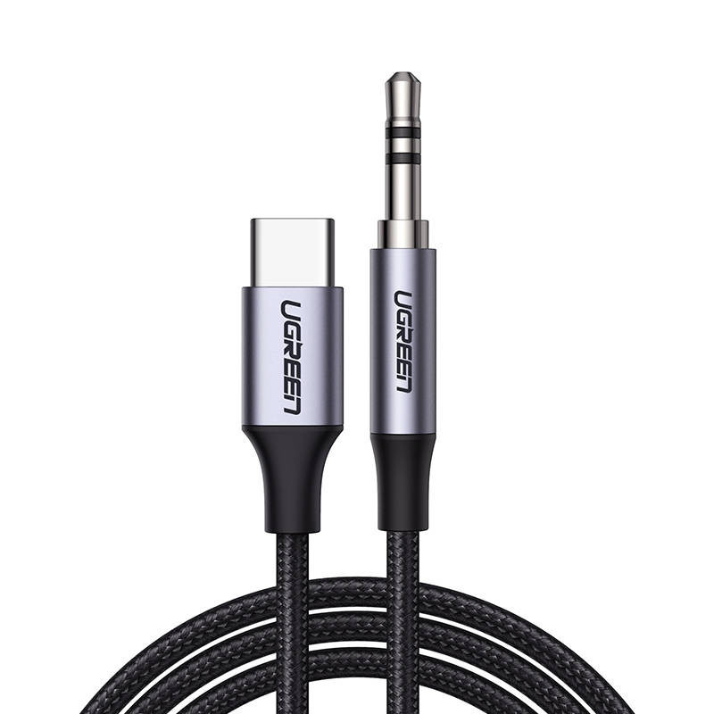کابل تبدیل USB-C به جک 3.5mm یوگرین مدل CM450-20192 طول 1 متر