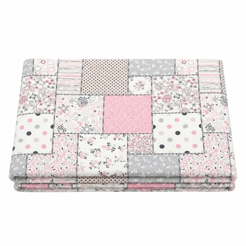 سفره 6 نفره مدل TCA090203 طرح چهارخانه سایز ۱۴۰×۱۰۰ سانتیمتر