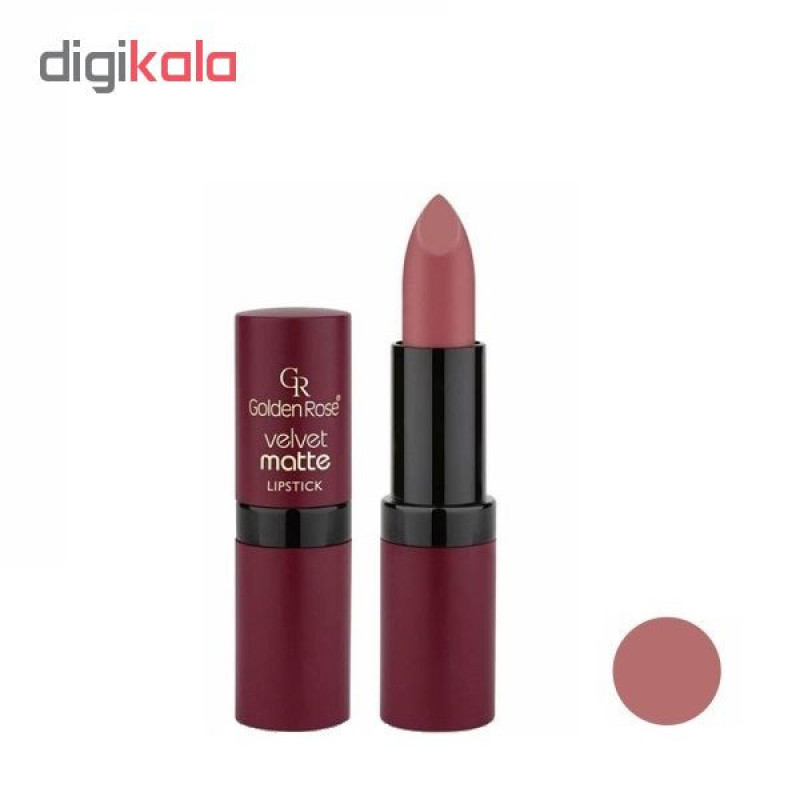 رژلب گلدن رز مدل Velvet شماره 16