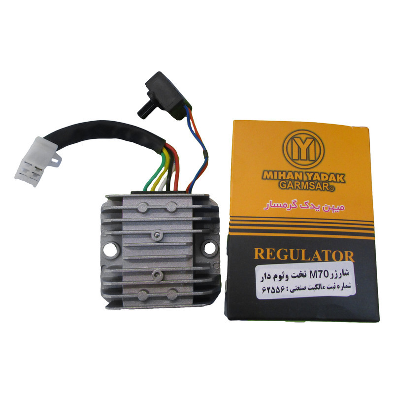 شارژر سیم موتور سیکلت مهین یدک گرمسار مدل M70 کد D-E01C01E01A002