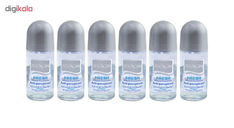 رول ضد تعریق مردانه عطرآگین مدل G2 حجم 50 میلی لیتر مجموعه 6 عددی