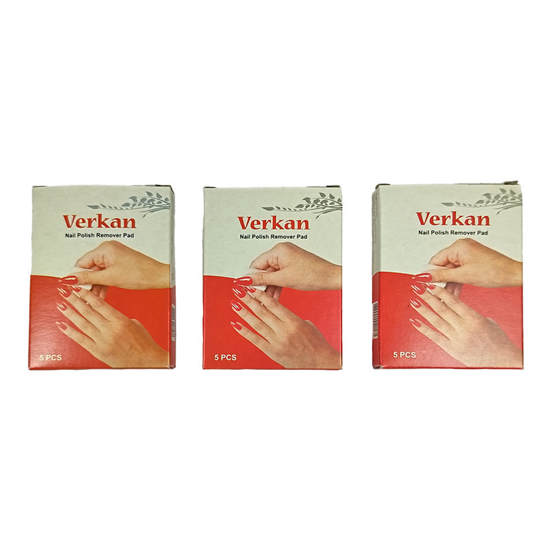پد لاک پاک کن ورکان مدل V503 سه بسته 5 عددی