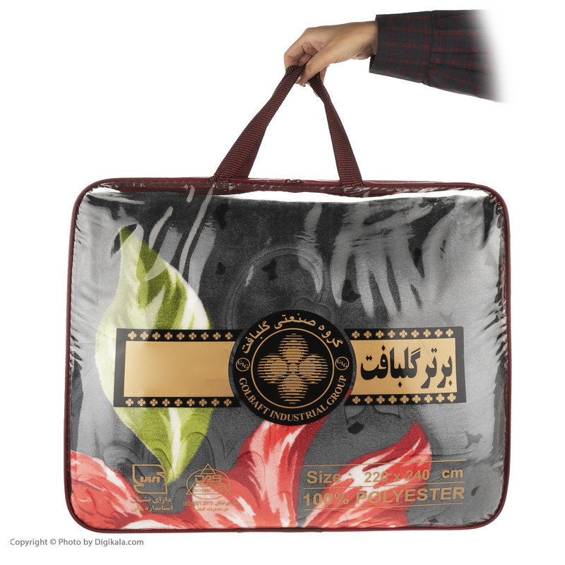 پتو برتر گلبافت مدل برجسته کد 171-02 سایز 220 × 240 سانتی متر