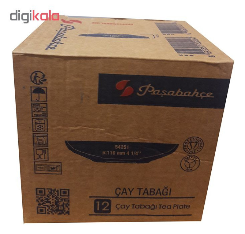 نعلبکی پاشاباغچه کد 54251 بسته 6 عددی