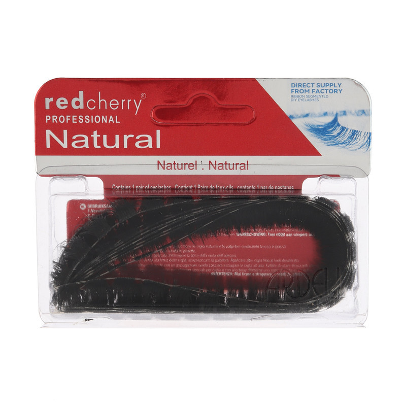 مژه مصنوعی ریسه ای رد چری مدل Feather 8 بسته 10 عددی
