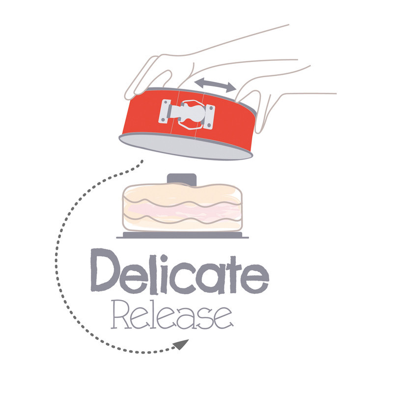 قالب کیک آلومینیوم تفال مدل Delibake J1642814
