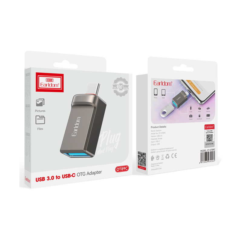 مبدل USB به USB-C ارلدام مدل OT89C