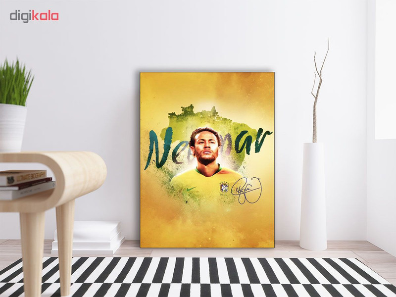 تابلو شاسی گالری استاربوی طرح نیمار مدل Amazing 64