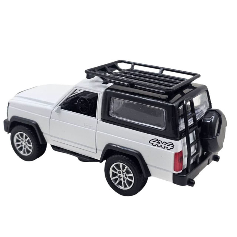 ماکت ماشین ناب سل مدل نیسان پاترول آفرود فلزی موزیکال چراغدار عقب کش دو در کد Nissan Patrol Off-Road Metal Musical Pull Back Lights
