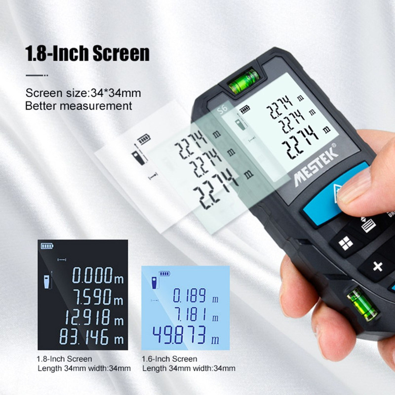 متر لیزری دیجیتال مستک مدل S6 100M