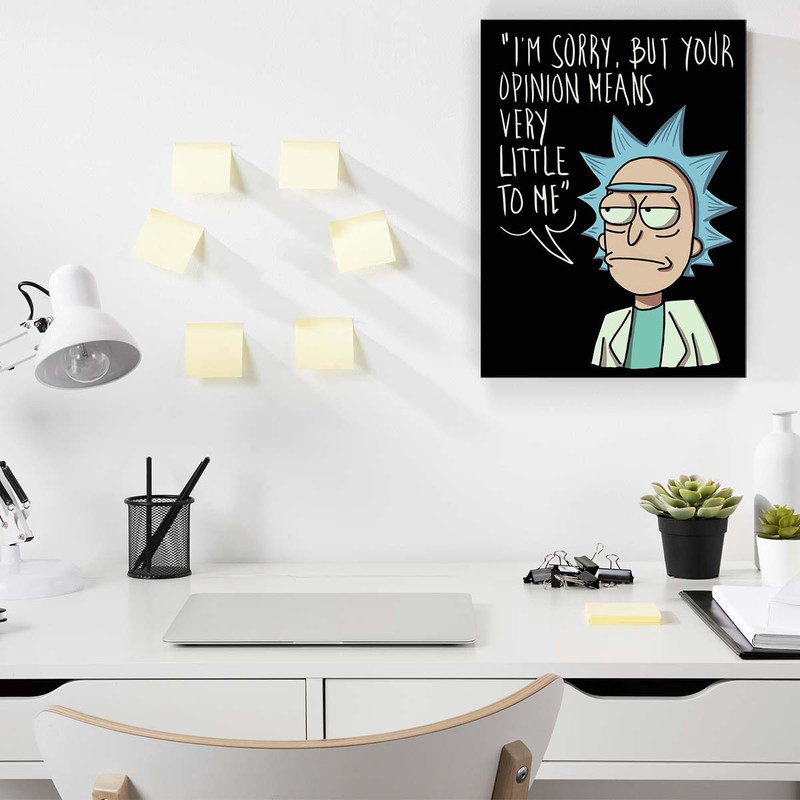 تابلو شاسی مدل Rick and Morty کد S-5057