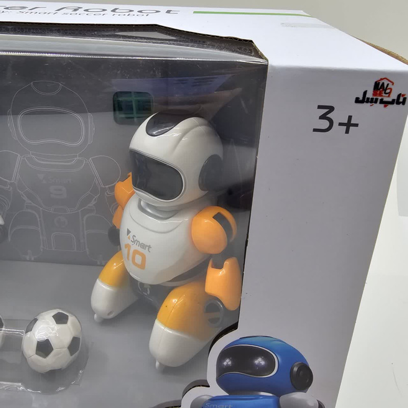 ربات ناب سل مدل فوتبالیست هوشمند شارژی مجموعه 2 عددی به همراه دروازه SOCCER ROBOT