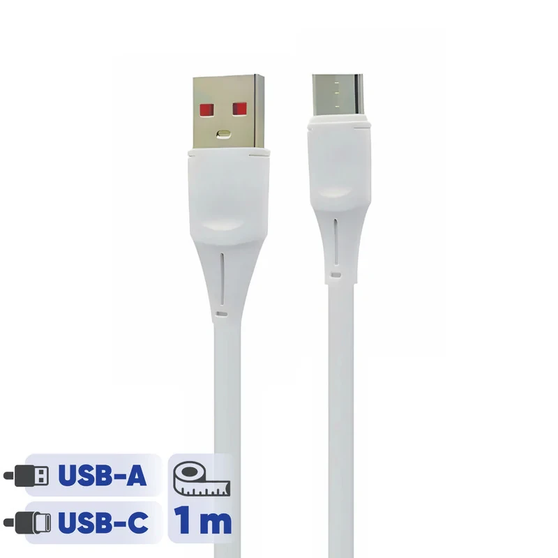 کابل تبدیل USB به USB_C مدل فست شارژ طول 1 متر
