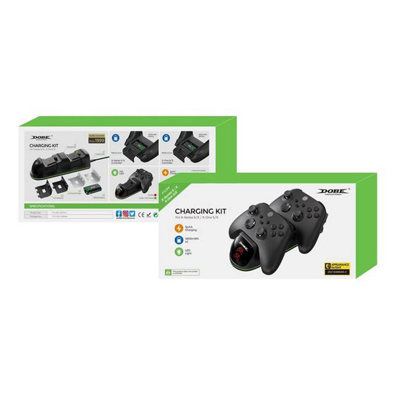 باتری و پایه شارژ ایکس باکس دابی مدل DOBE TYX-1623X مخصوص XBOX Series SX - XBOX ONE SX