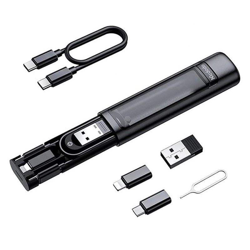کابل تبدیل USB-CUSB به LightningUSB-CMicro USB مک‌ دودو مدل Box با طول 0.3 متر