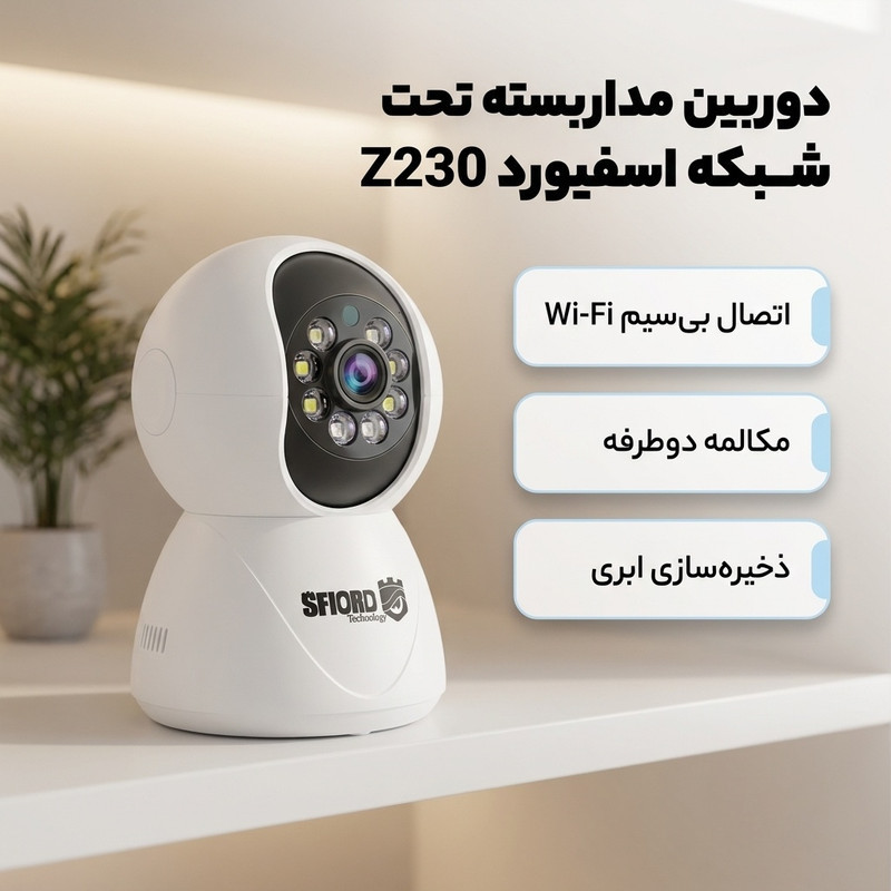 دوربین مداربسته تحت شبکه اسفیورد مدل  Z230