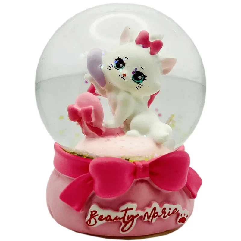 گوی چراغ‌دار مدل BEAUTY MARIE طرح گربه اشرافی کد E7134