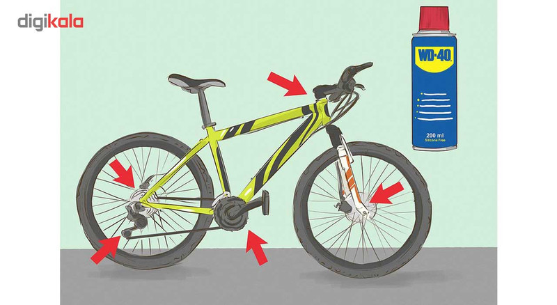اسپری روان کننده WD-40 مدل GUMMY حجم 400 میلی لیتر بسته 24 عددی