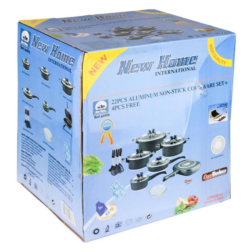 سرویس پخت و پز 22 پارچه نیو هوم مدل XB-G22PCS