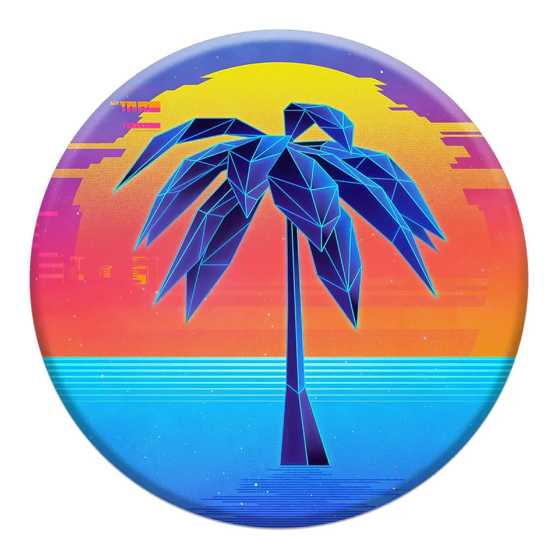 برچسب موبایل مدل coconut tree مناسب برای پایه نگهدارنده مغناطیسی