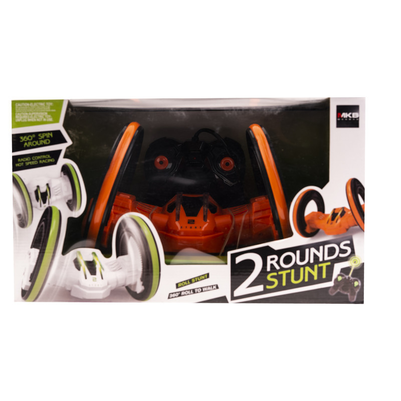 ماشین بازی کنترلی مدل نمایشی دوچرخ حلقه ای کد ROUND STUNT 2